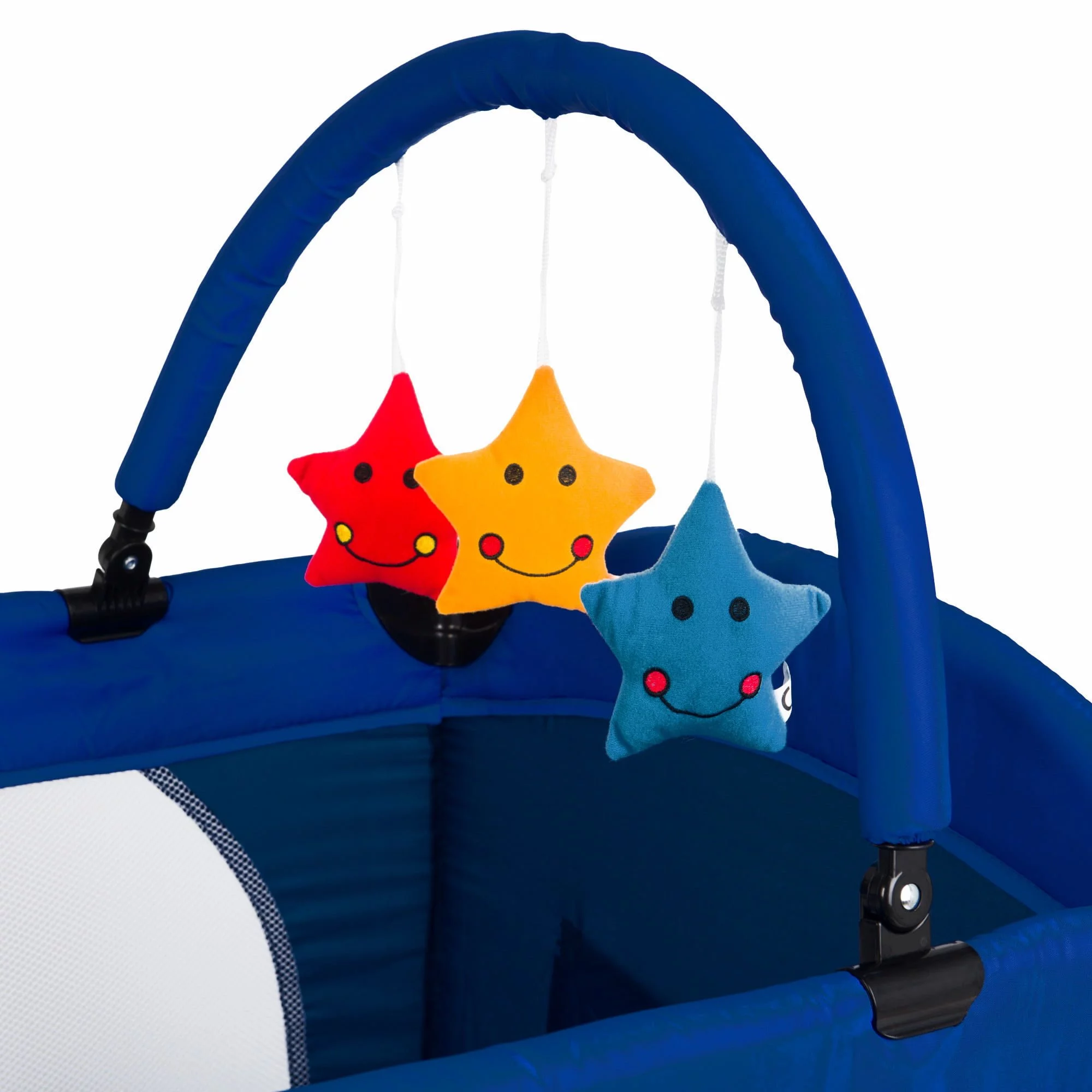 Patut pliabil 2 niveluri Juju Sleepy Baby, Space Adventure - imagine 5