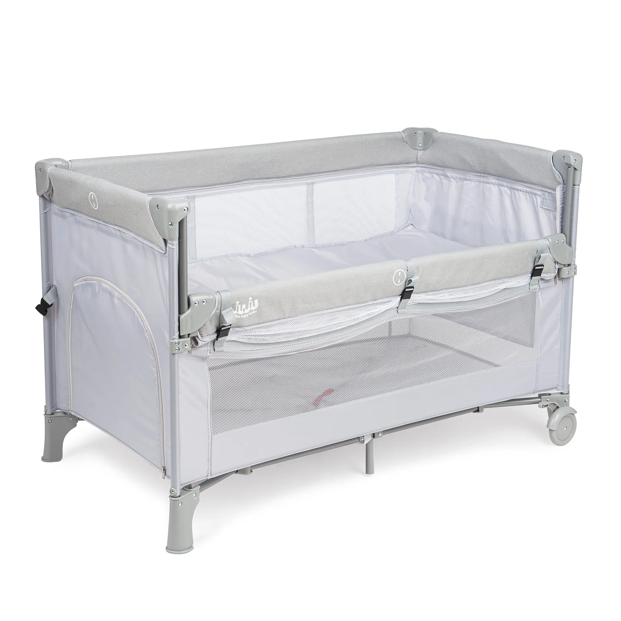 Patut pliabil 2 nivele Juju DreamyCloud, Grey