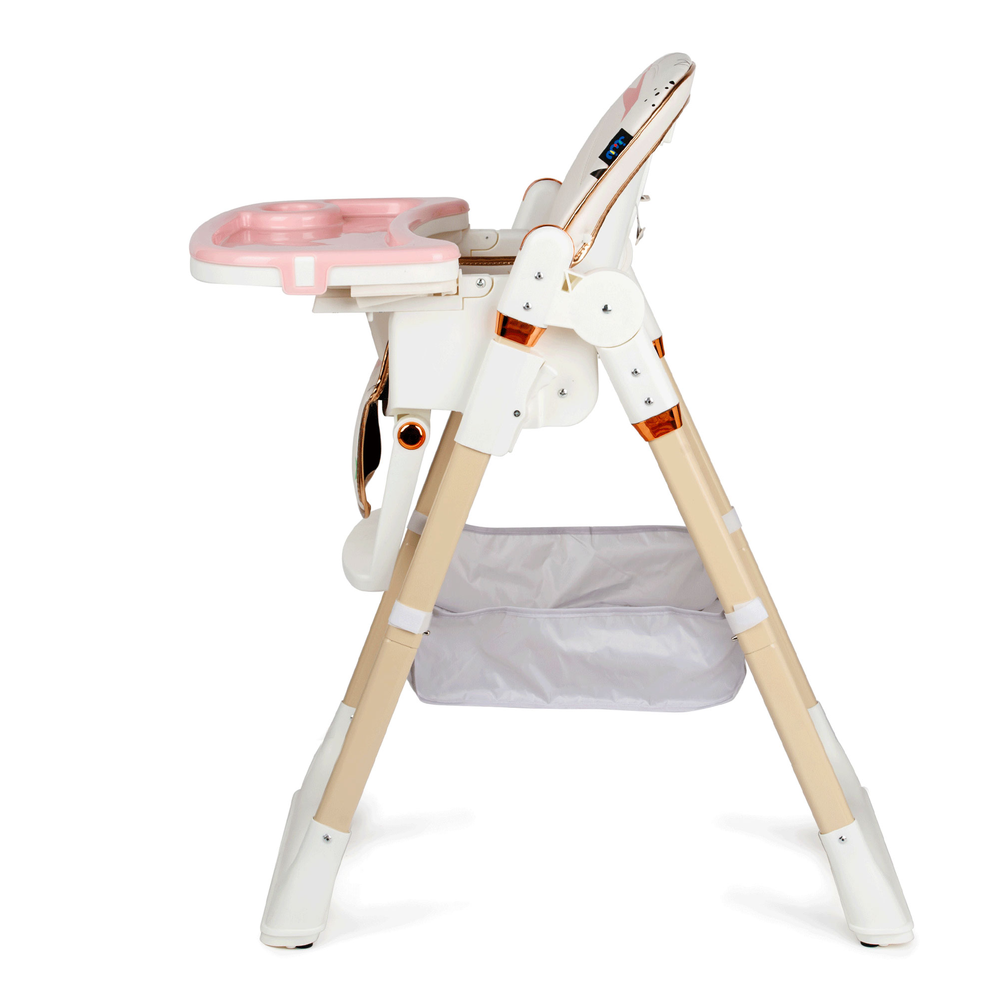 Scaun de masa Juju Eat&Fun, Pink Stars - imagine 5