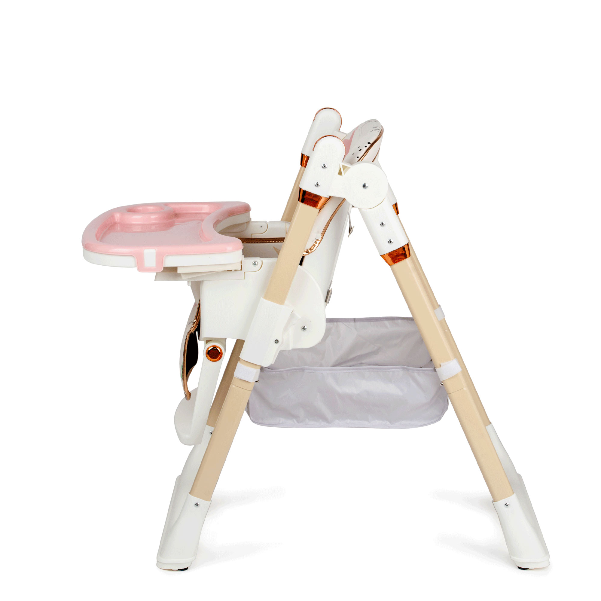 Scaun de masa Juju Eat&Fun, Pink Stars - imagine 7