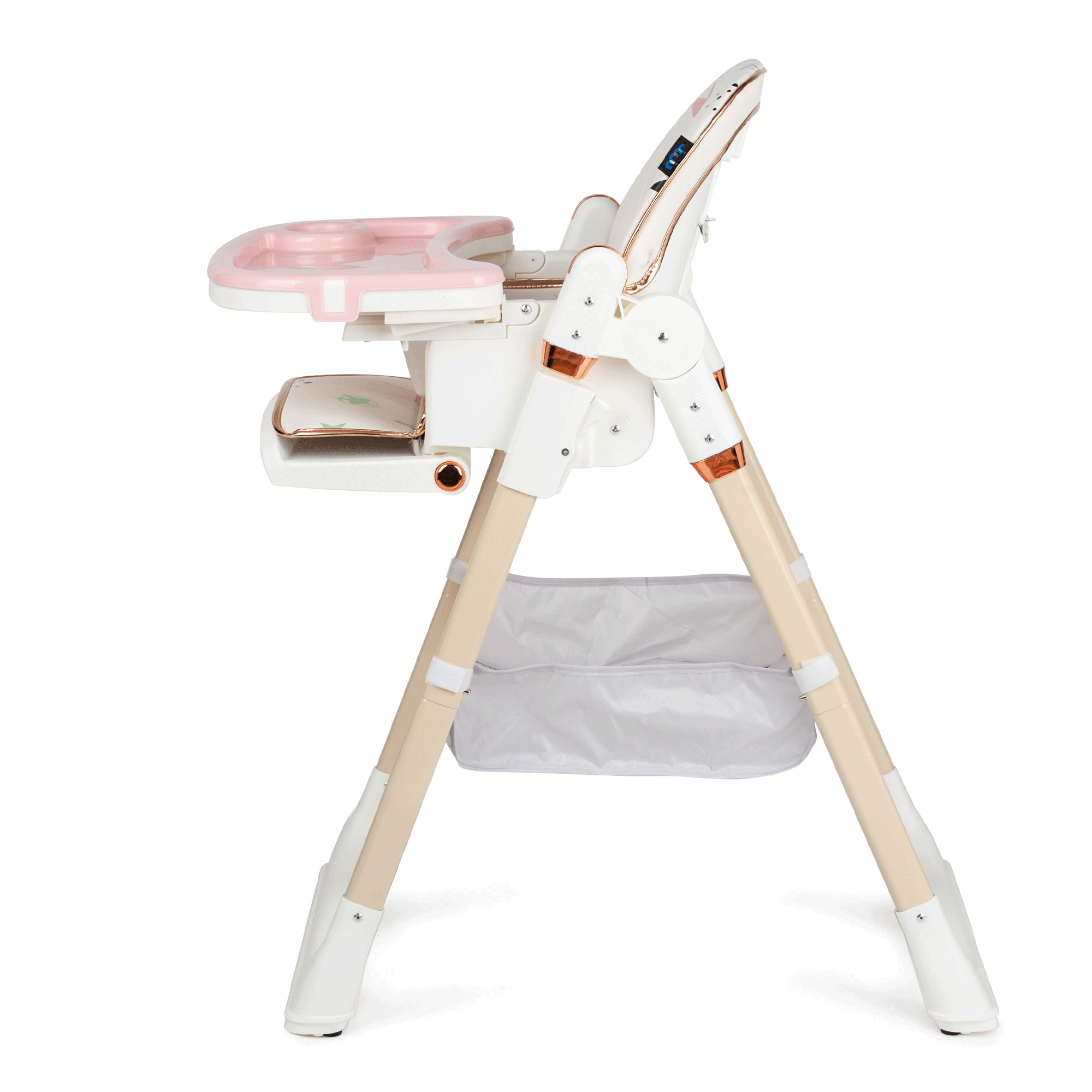 Scaun de masa Juju Eat&Fun, Pink Stars - imagine 8