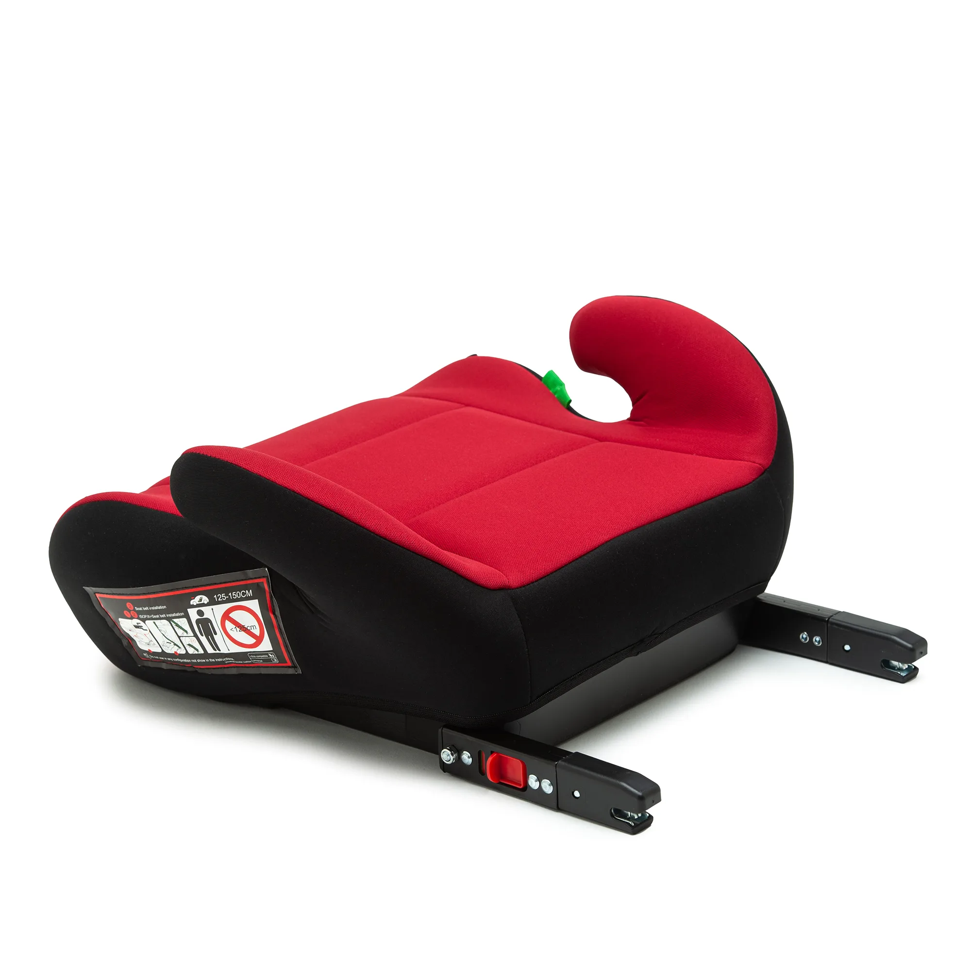 Inaltator auto Juju Jazzy Booster i-Size ISOFIX, Negru-Rosu - imagine 3