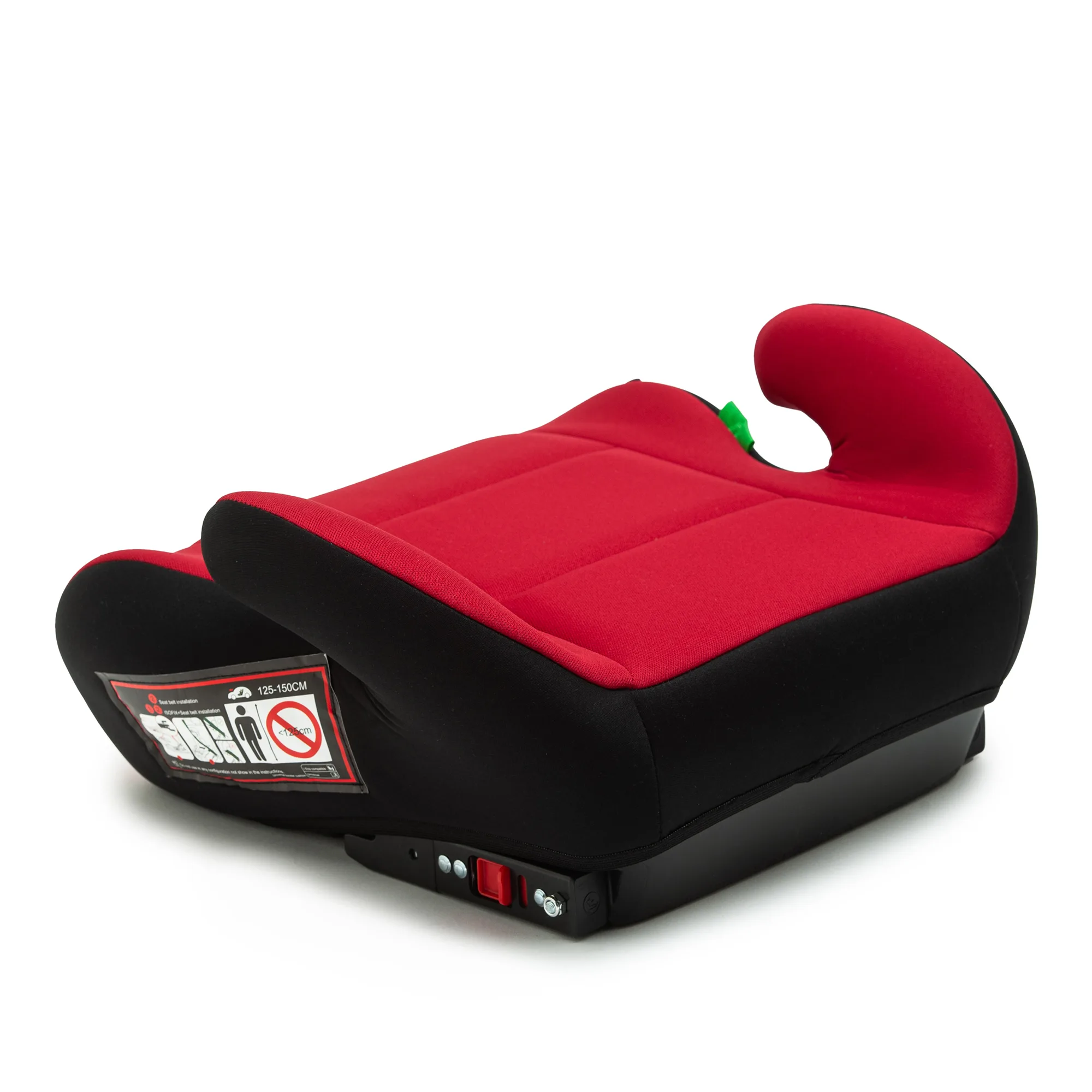 Inaltator auto Juju Jazzy Booster i-Size ISOFIX, Negru-Rosu - imagine 4