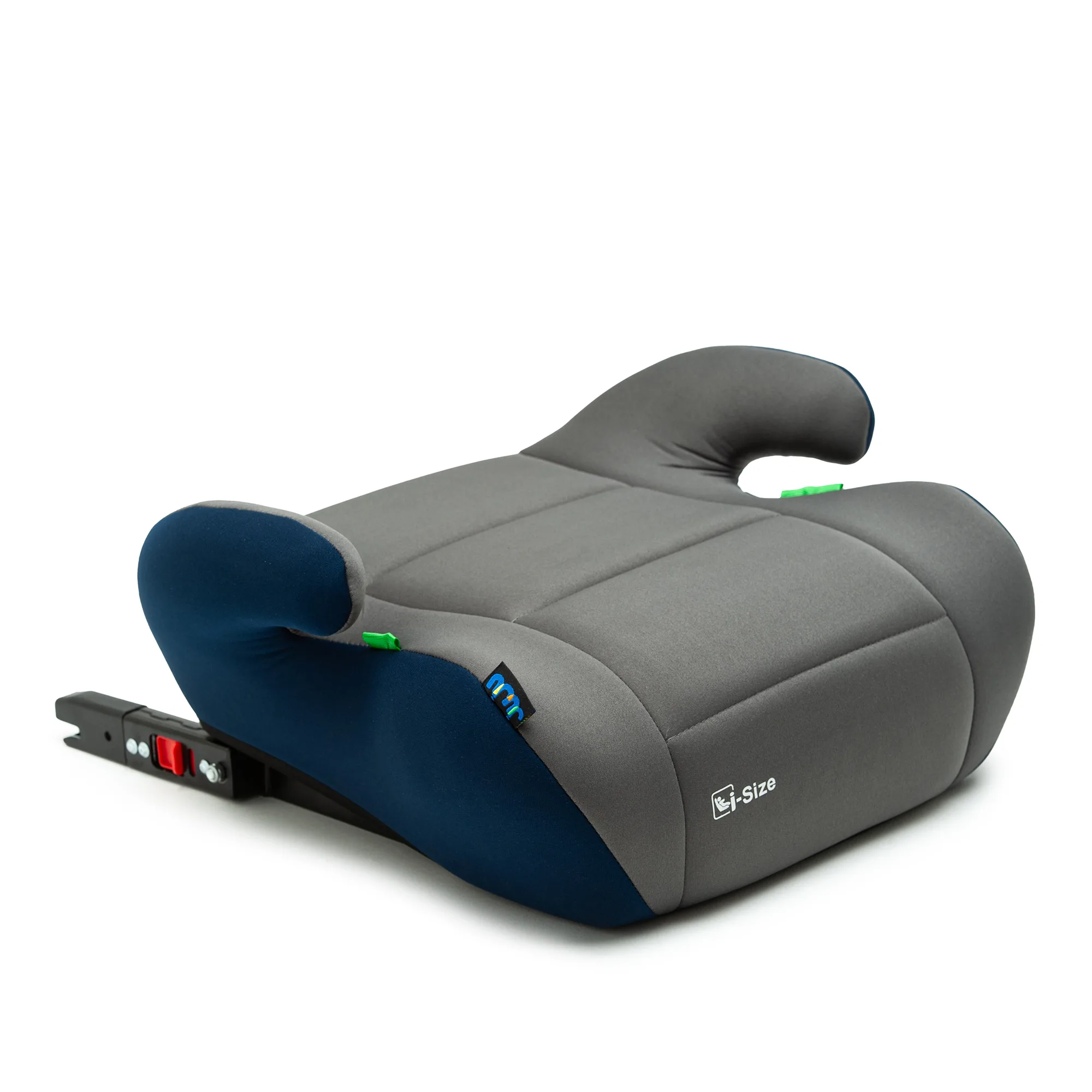 Inaltator auto Juju Jazzy Booster i-Size ISOFIX, Gri-Bleumarin