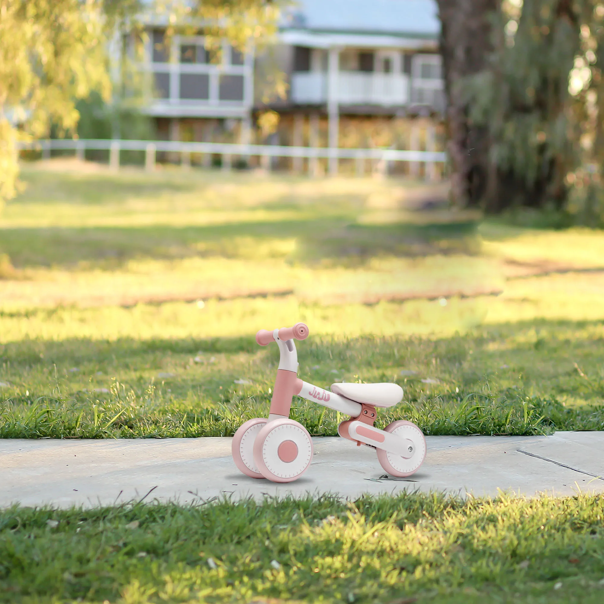 Bicicleta balans fara pedale Juju Dody, Roz - imagine 3