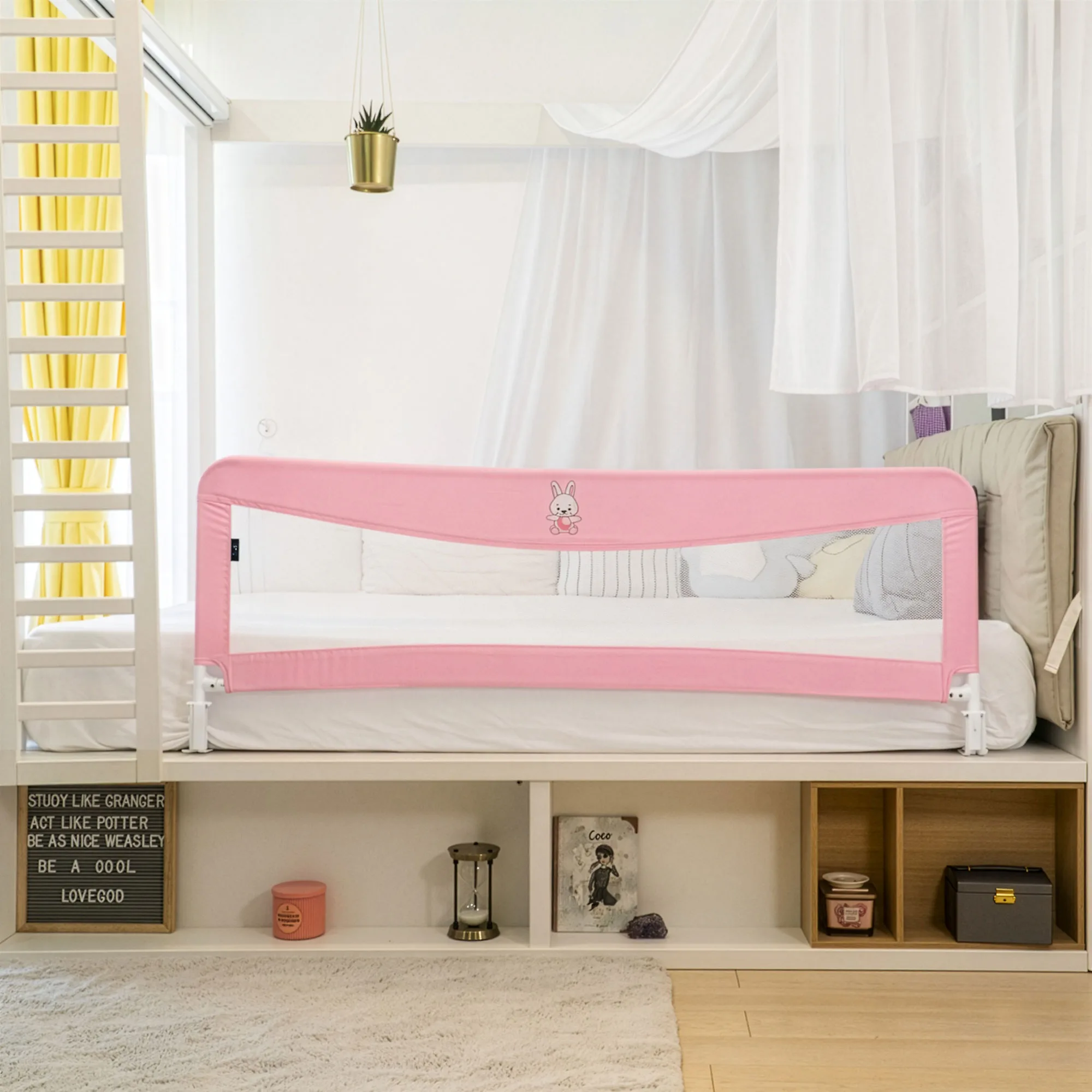 Margine de siguranta pentru pat Juju Safe Sleep, Hunny Bunny - imagine 2
