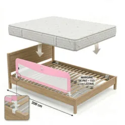 Margine de siguranta pentru pat Juju Safe Sleep, Hunny Bunny - imagine 3