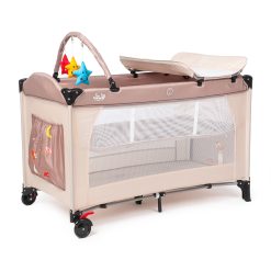 Alternative view of Patut pliant 2 niveluri Juju Sleepy Baby, Sweet Dreams