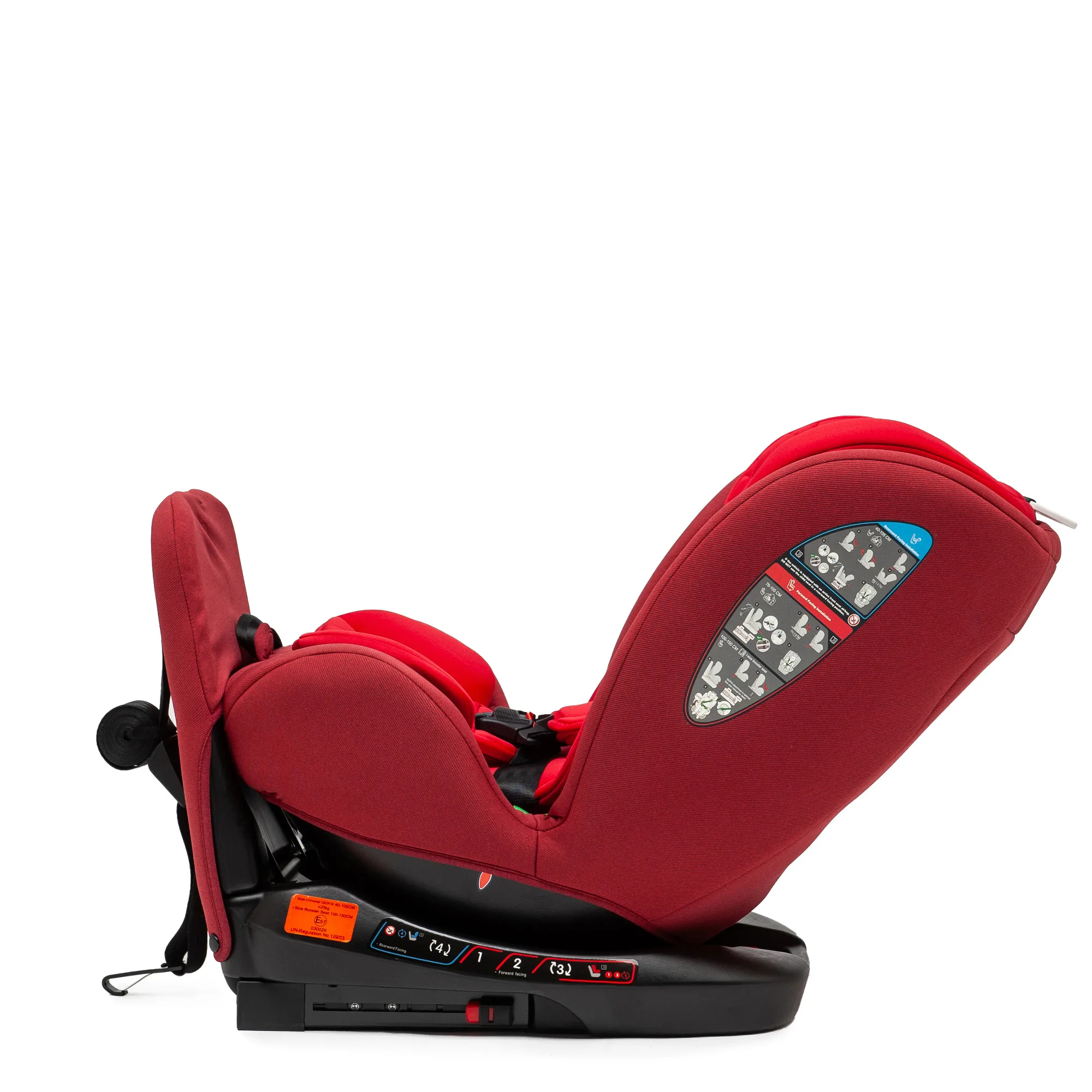 Scaun Auto Juju Total 360 i-Size, Rosu - imagine 9
