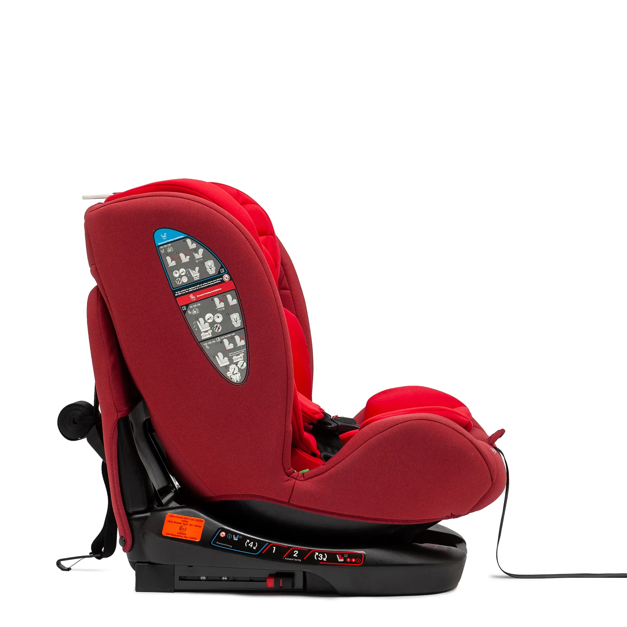 Scaun Auto Juju Total 360 i-Size, Rosu - imagine 11