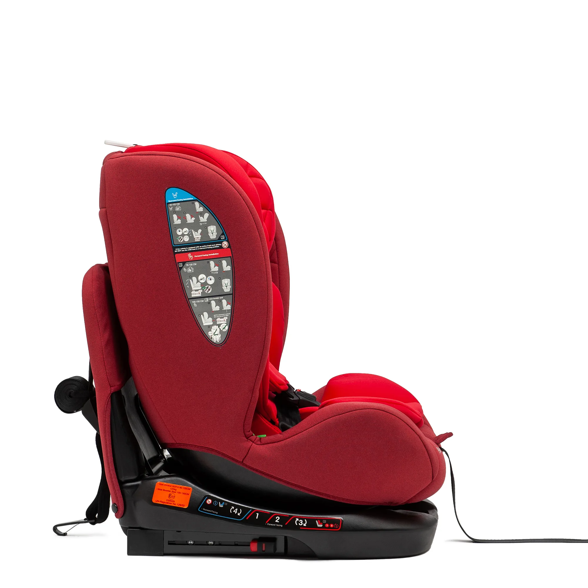Scaun Auto Juju Total 360 i-Size, Rosu - imagine 10