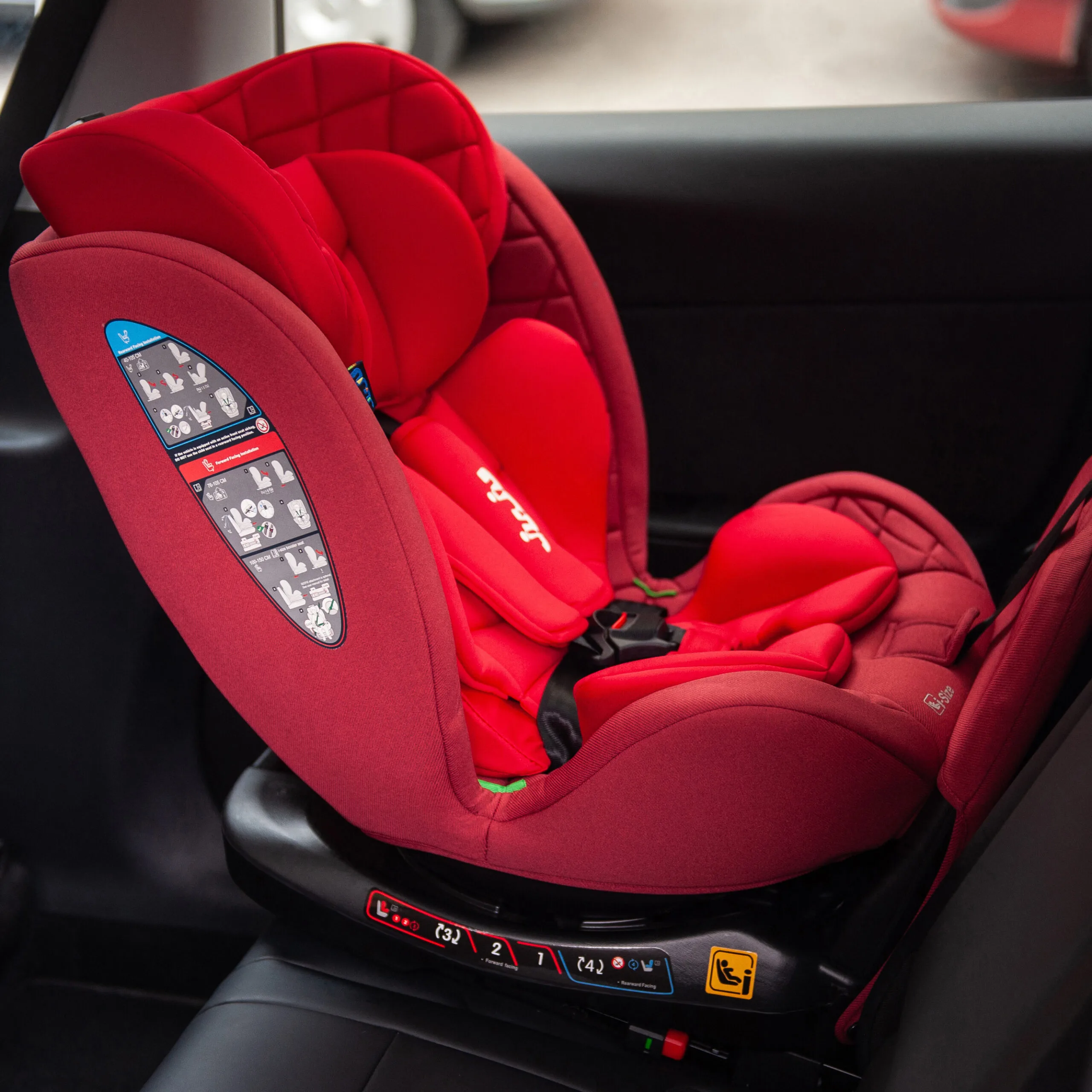 Scaun Auto Juju Total 360 i-Size, Rosu - imagine 2