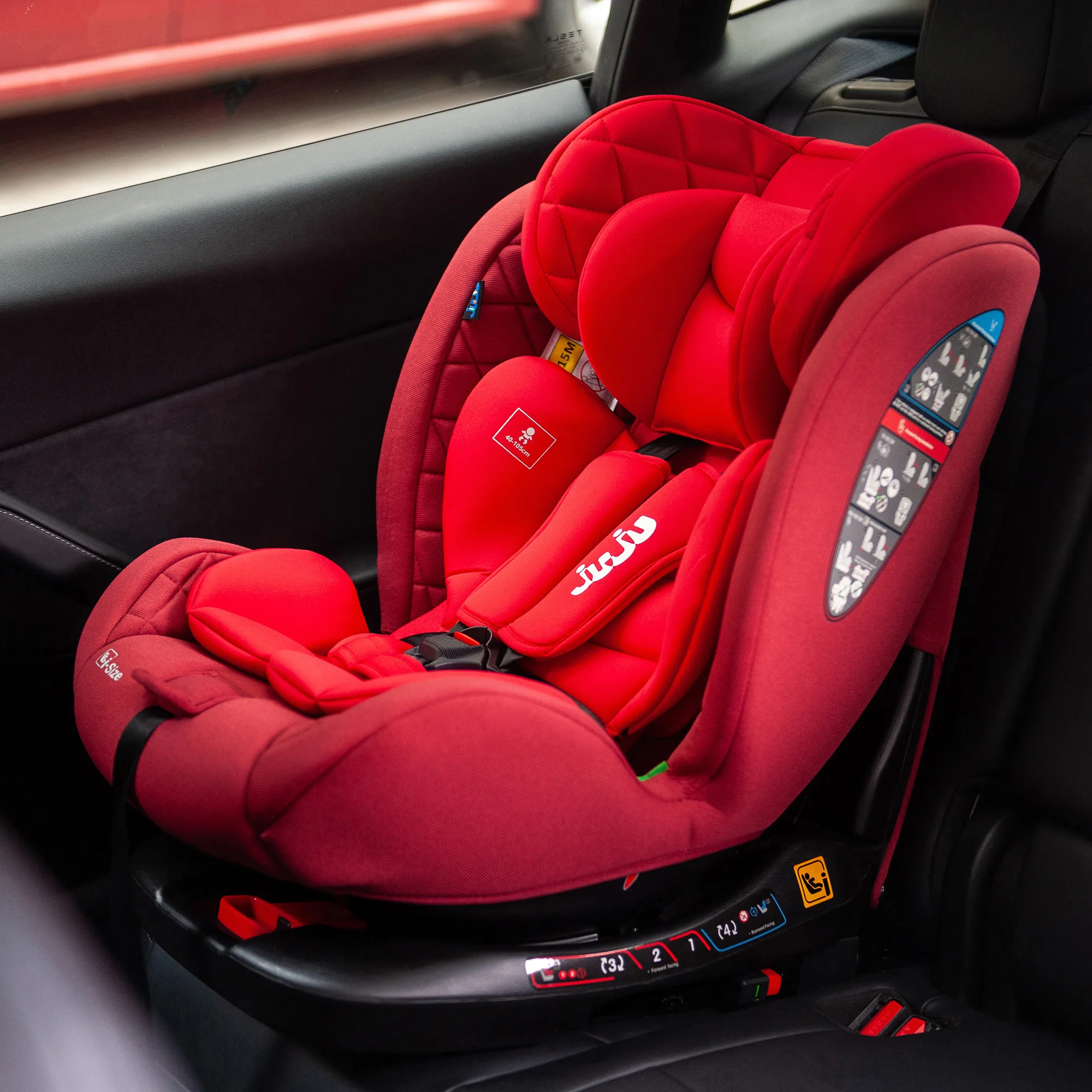 Scaun Auto Juju Total 360 i-Size, Rosu - imagine 3