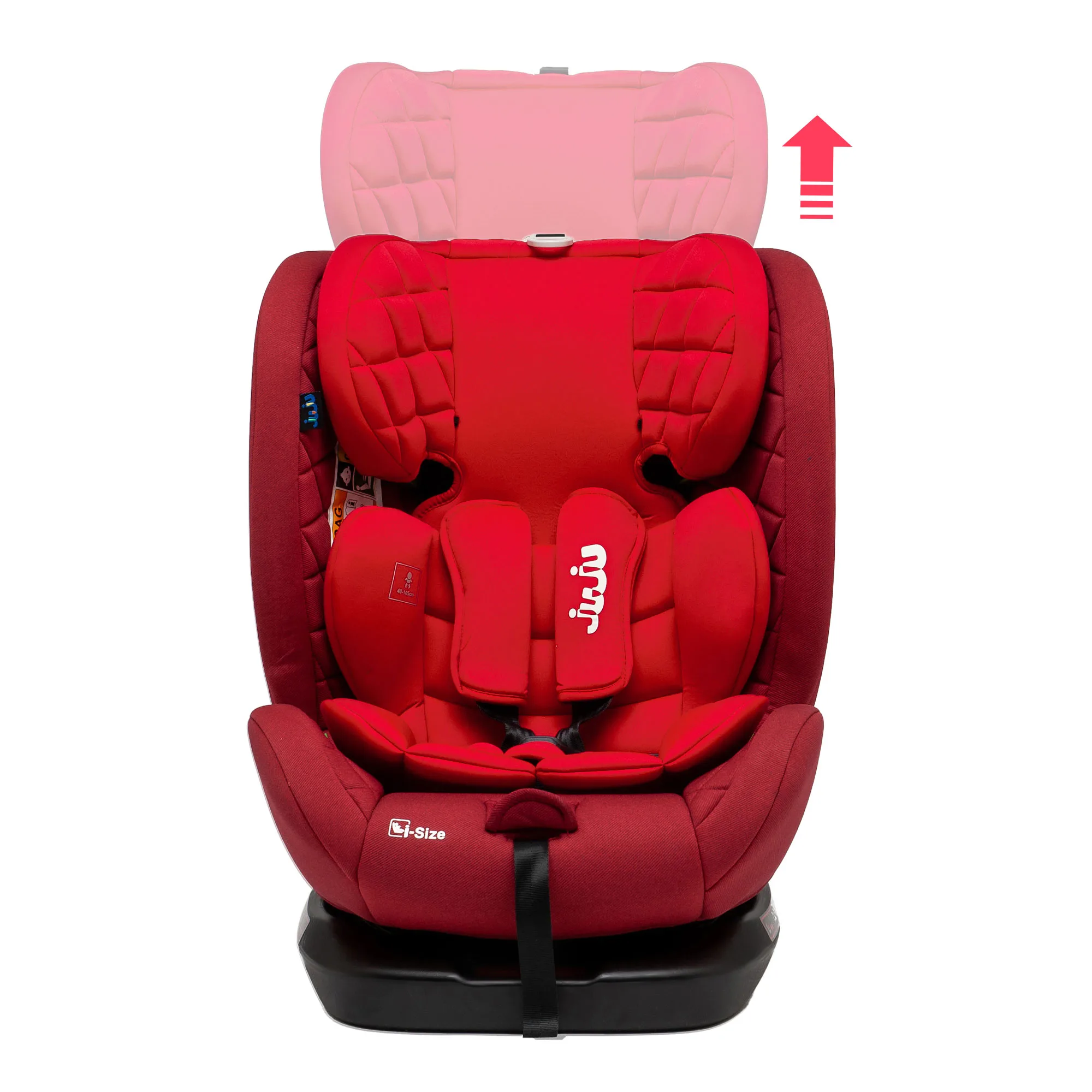 Scaun Auto Juju Total 360 i-Size, Rosu - imagine 13