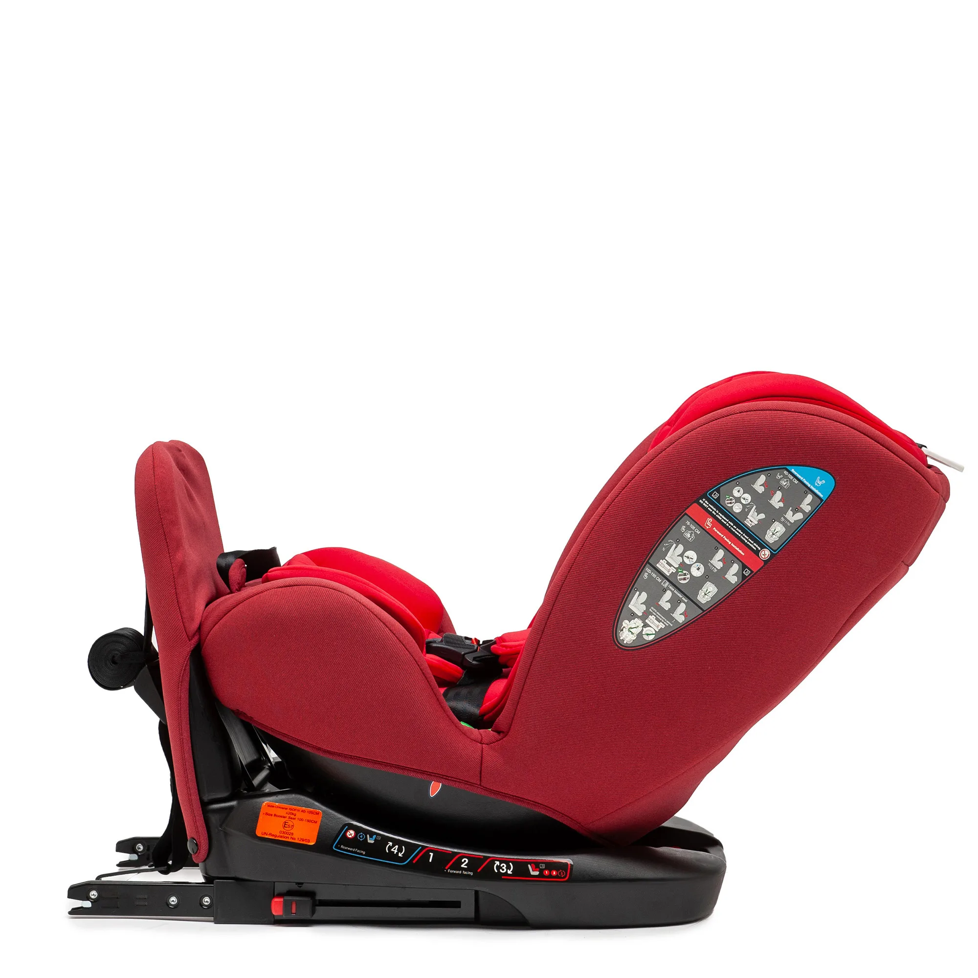 Scaun Auto Juju Total 360 i-Size, Rosu - imagine 8