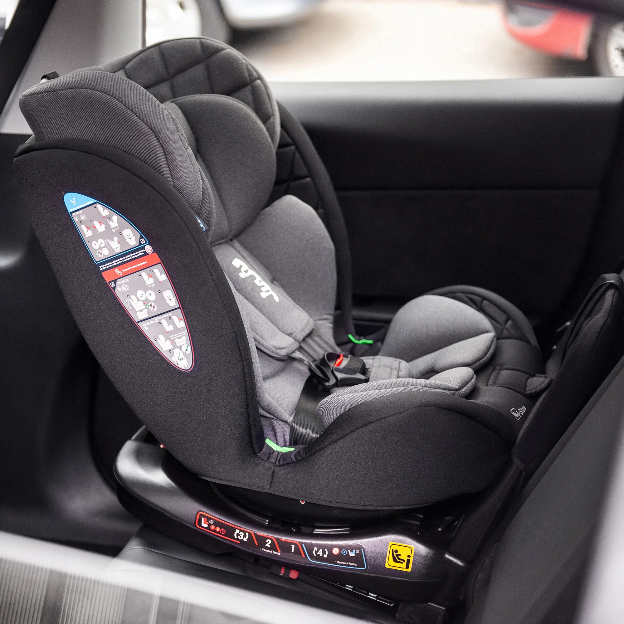 Scaun Auto Juju Total 360 i-Size, Negru - imagine 2