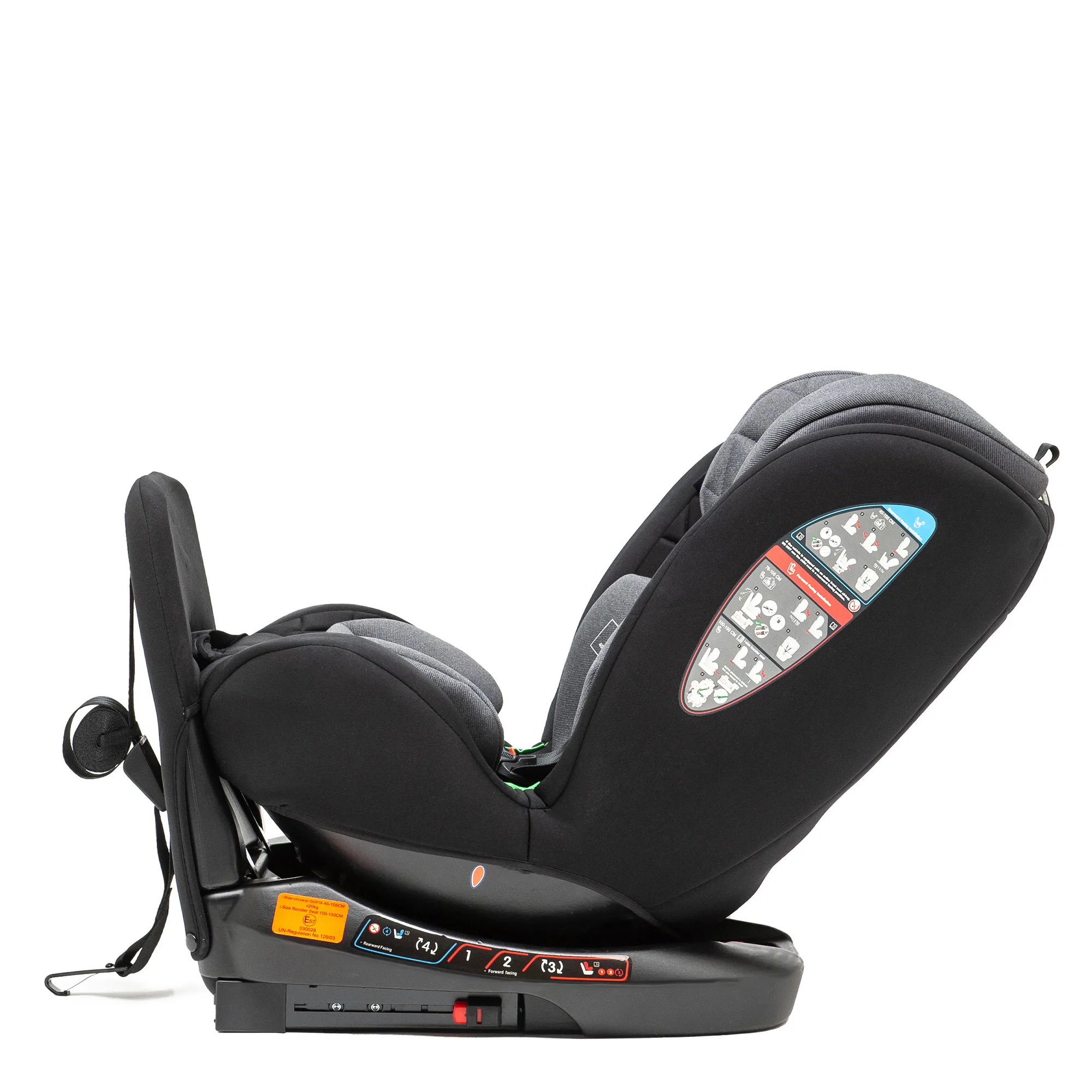 Scaun Auto Juju Total 360 i-Size, Negru - imagine 9