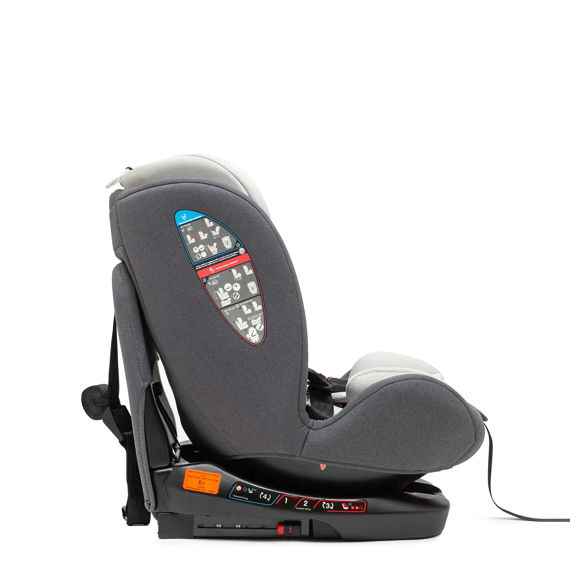 Scaun Auto Juju Total 360 i-Size, Gri - imagine 10