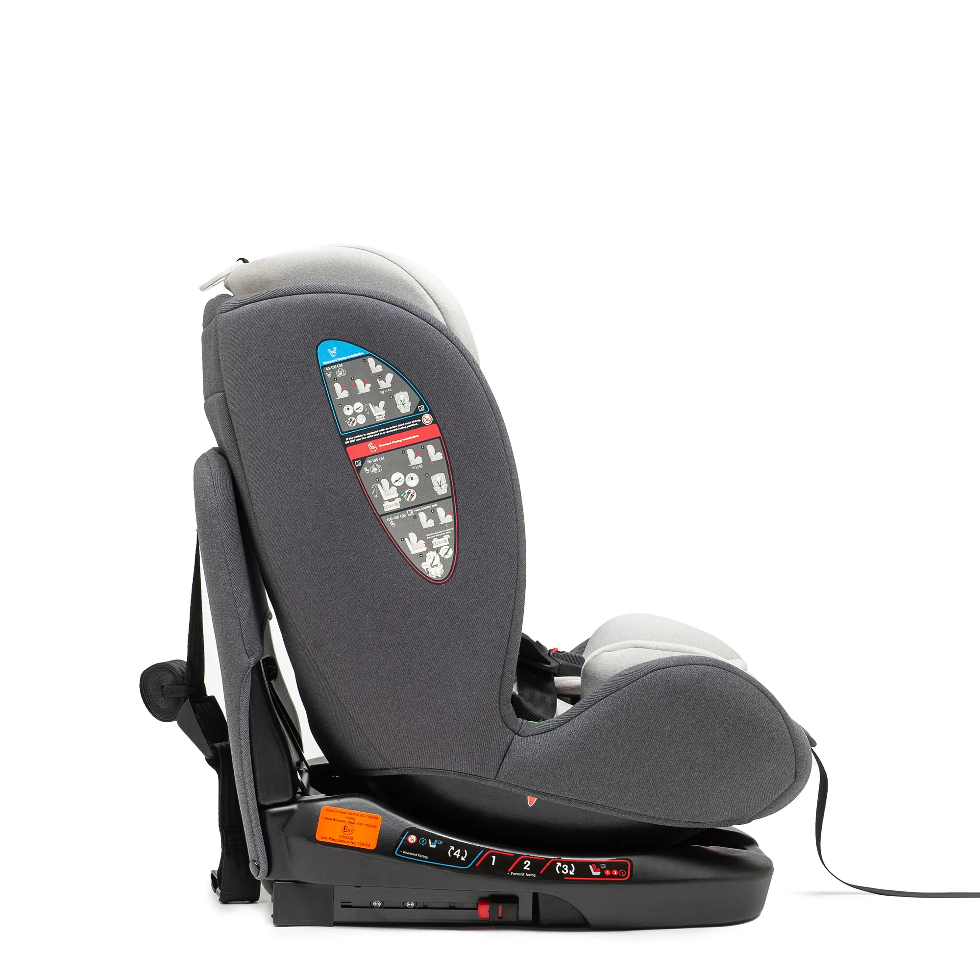 Scaun Auto Juju Total 360 i-Size, Gri - imagine 11