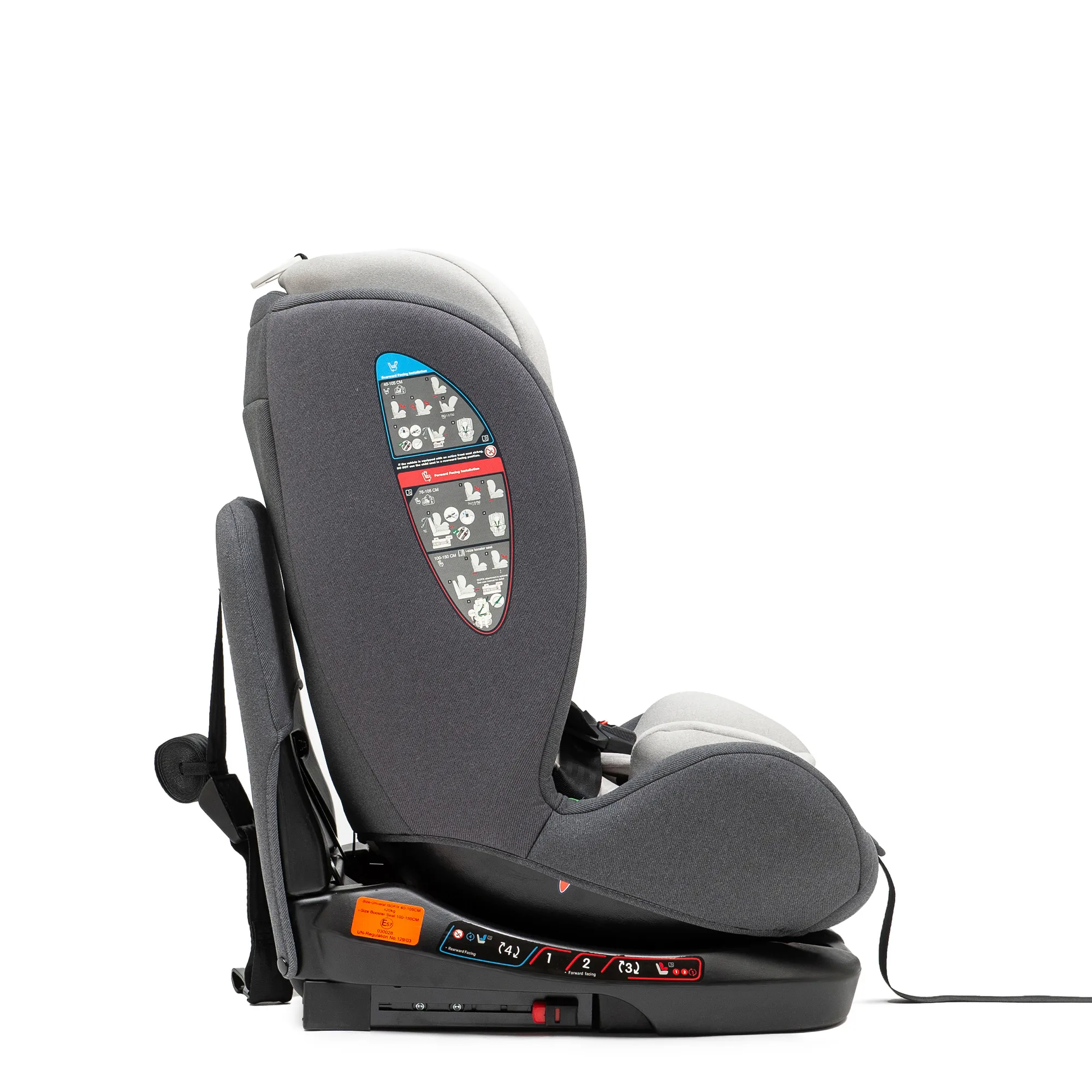 Scaun Auto Juju Total 360 i-Size, Gri - imagine 12