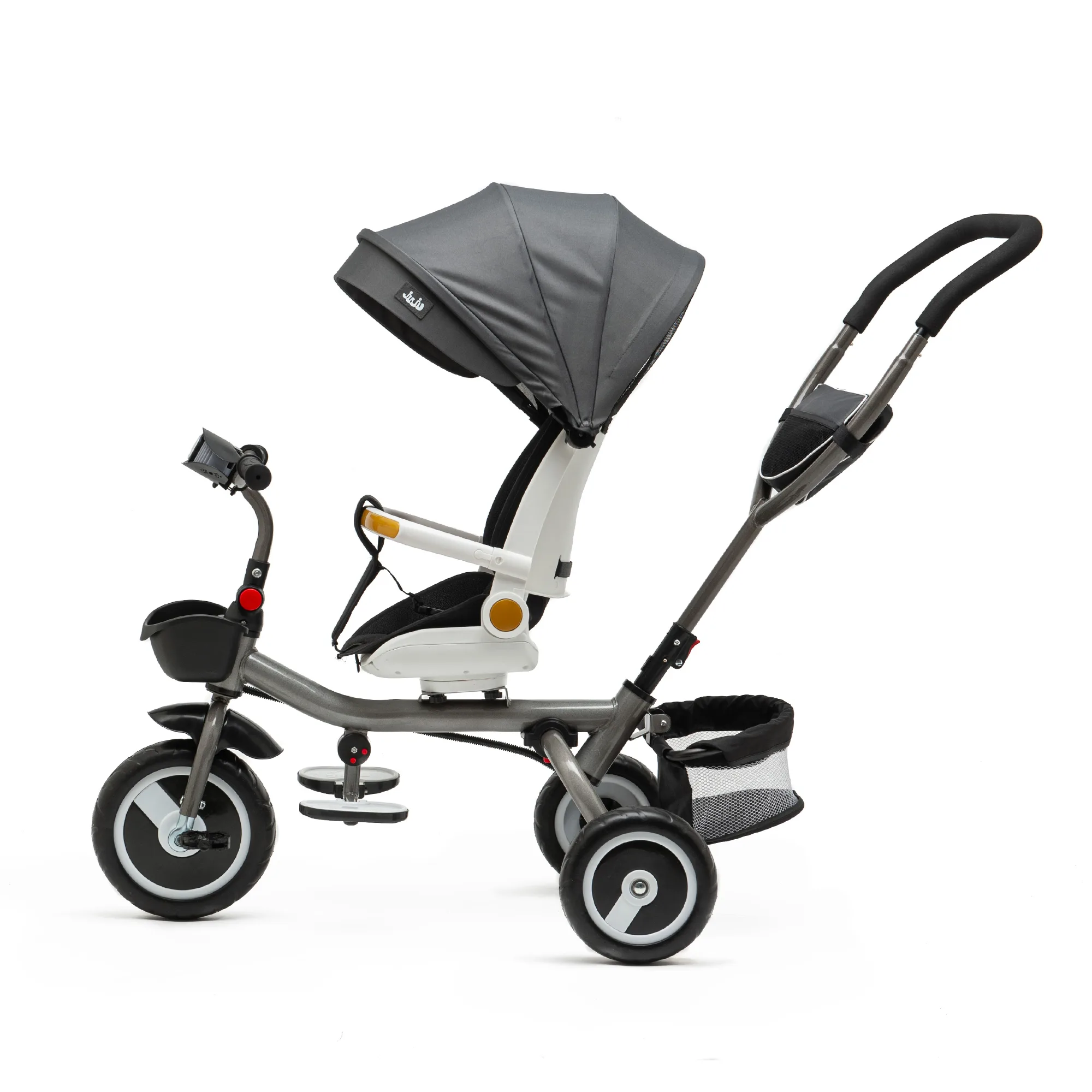 Tricicleta copii Juju Bliss Ride, Gri - imagine 3
