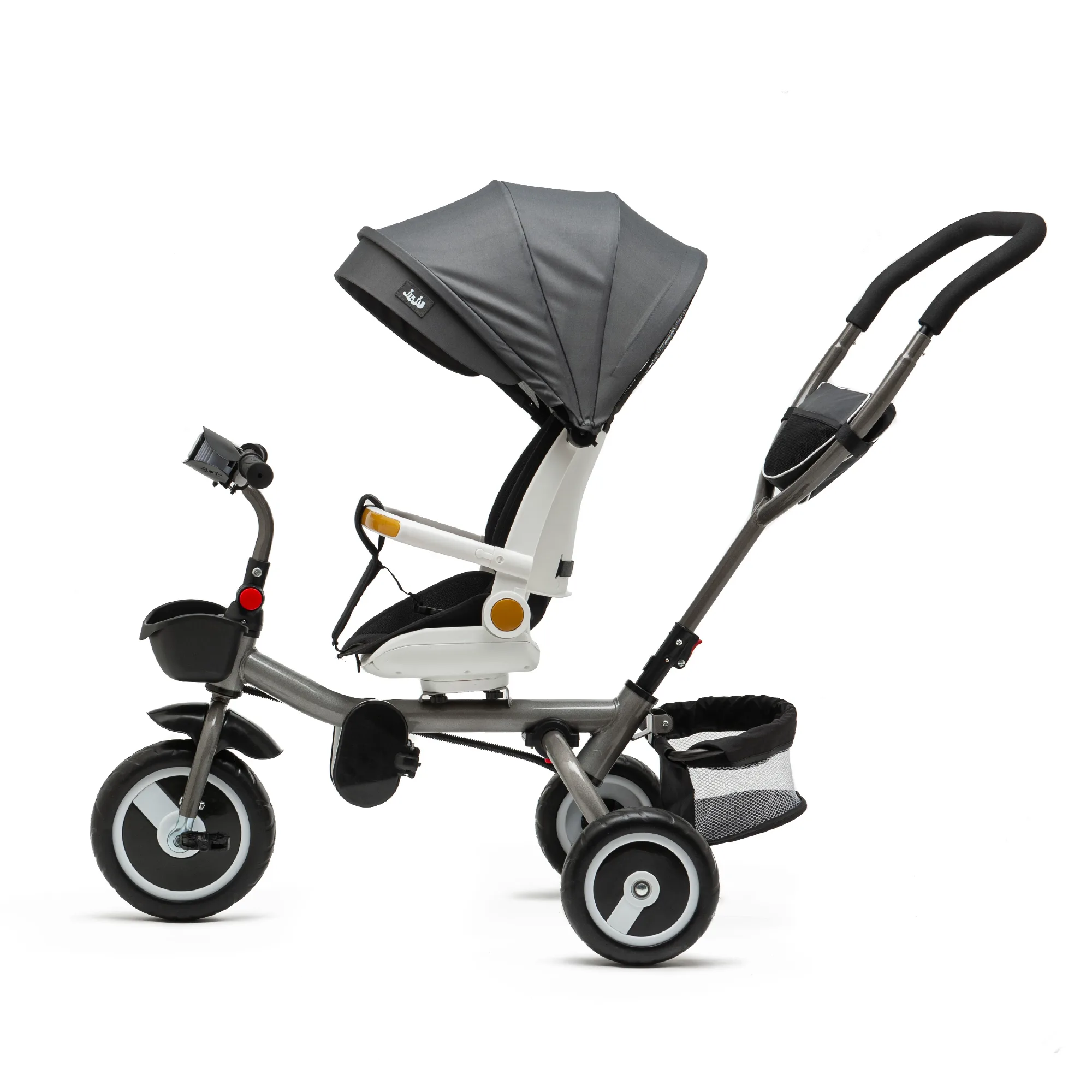 Tricicleta copii Juju Bliss Ride, Gri - imagine 4
