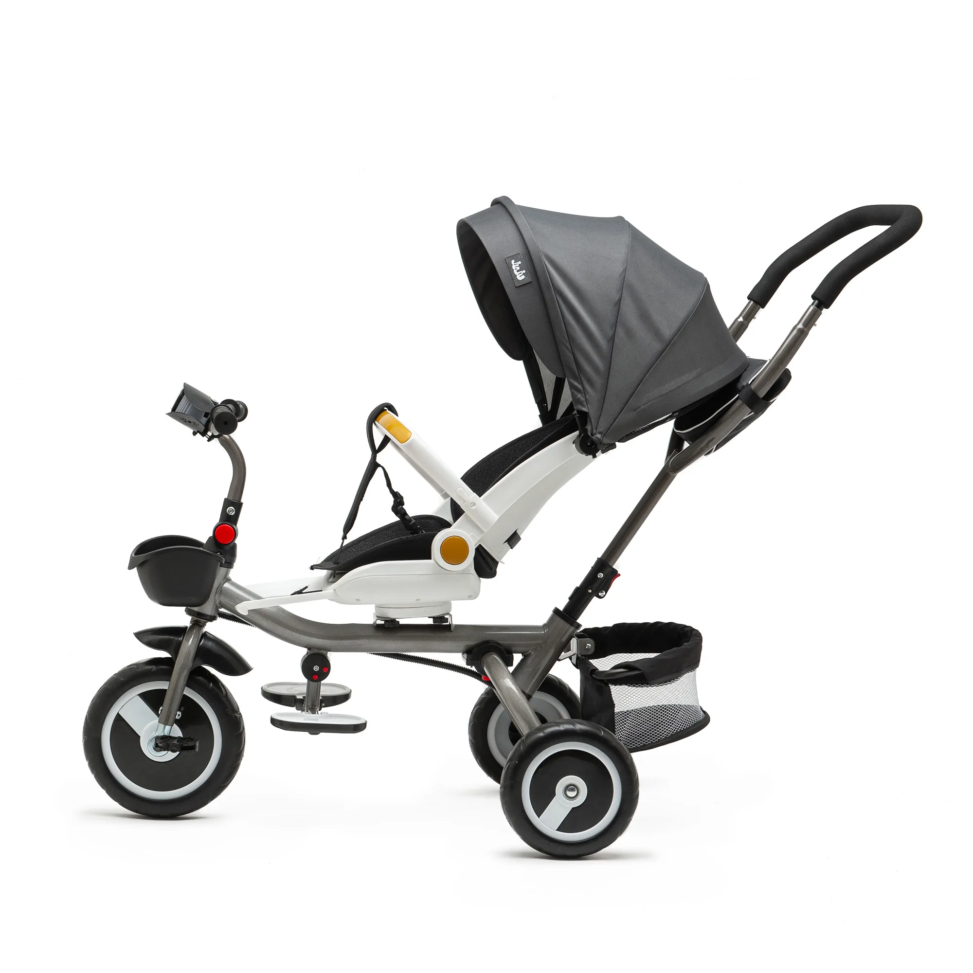 Tricicleta copii Juju Bliss Ride, Gri - imagine 5