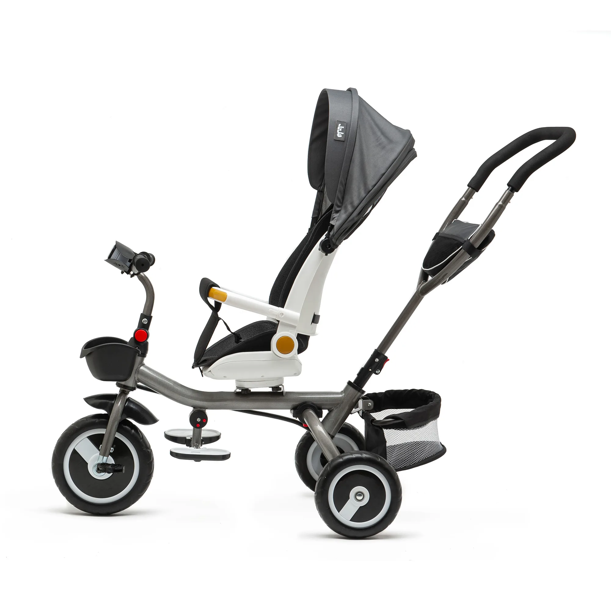 Tricicleta copii Juju Bliss Ride, Gri - imagine 6
